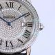 Replica Cartier Ronde Solo Diamonds Watch Stainless Steel Black Leather Strap 42MM (7)_th.jpg